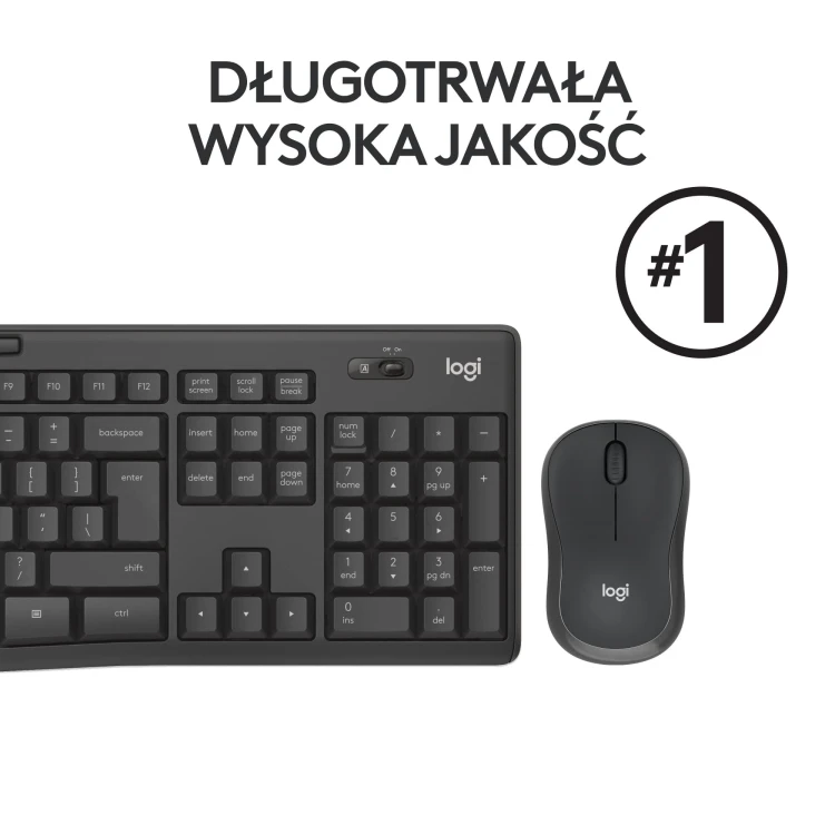Klawiatura i mysz LOGITECH MK295 Silent Wireless