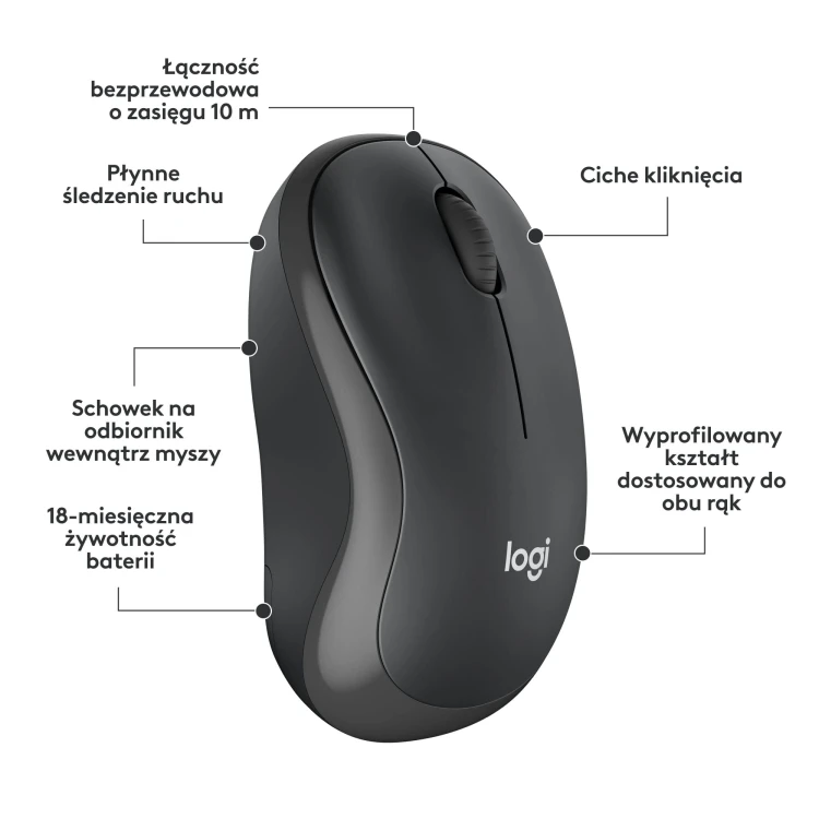 Klawiatura i mysz LOGITECH MK295 Silent Wireless