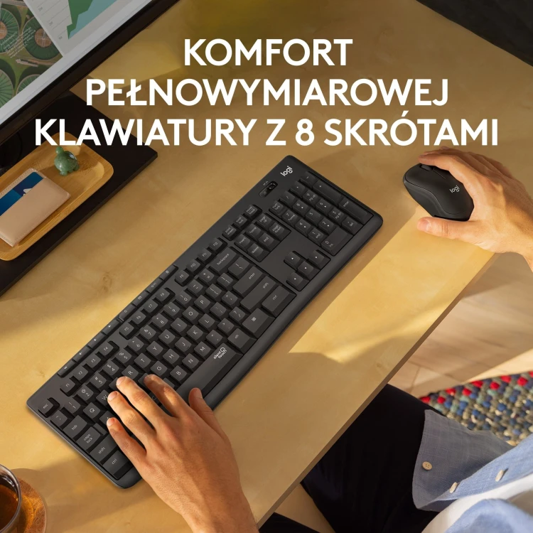 Klawiatura i mysz LOGITECH MK295 Silent Wireless