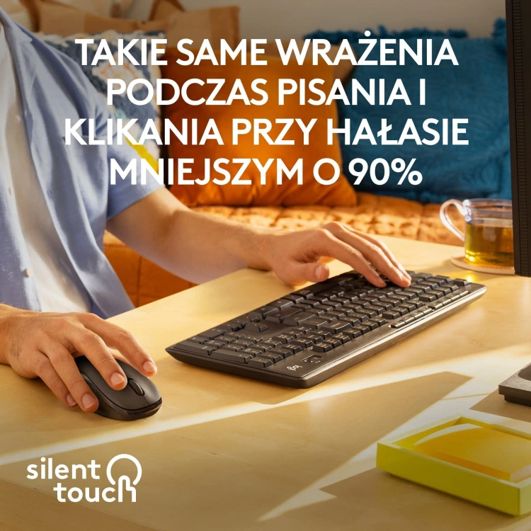 Klawiatura i mysz LOGITECH MK295 Silent Wireless