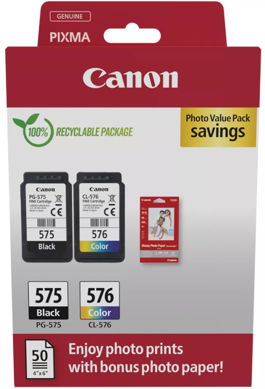 Tusze Canon PG-575 i CL-576
