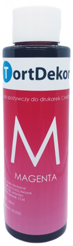 Tusz jadalny do drukarki spożywczej (Magenta)