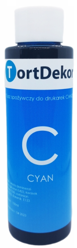 Tusz jadalny do drukarki spożywczej (Niebieski)