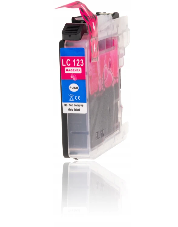 Tusz do Brother LC123 XL Czarny Magenta