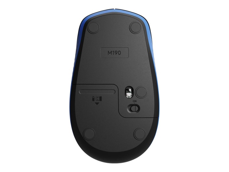 Mysz bezprzewodowa Logitech M190 niebieska