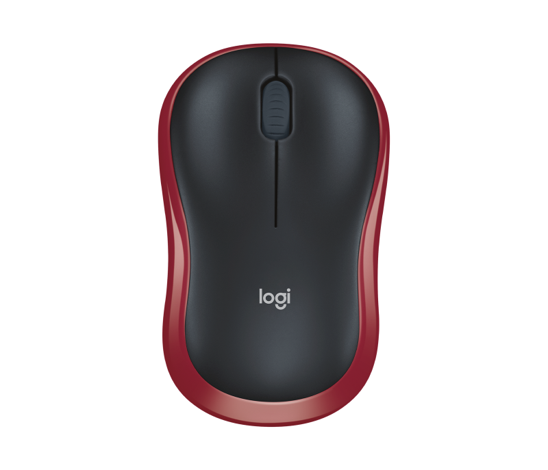 Mysz bezprzewodowa Logitech M185 Czerwona