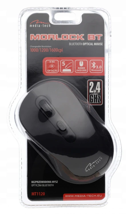 Mysz beprzewodowa Media-tech Morlock BT MT1120 z Bluetooth