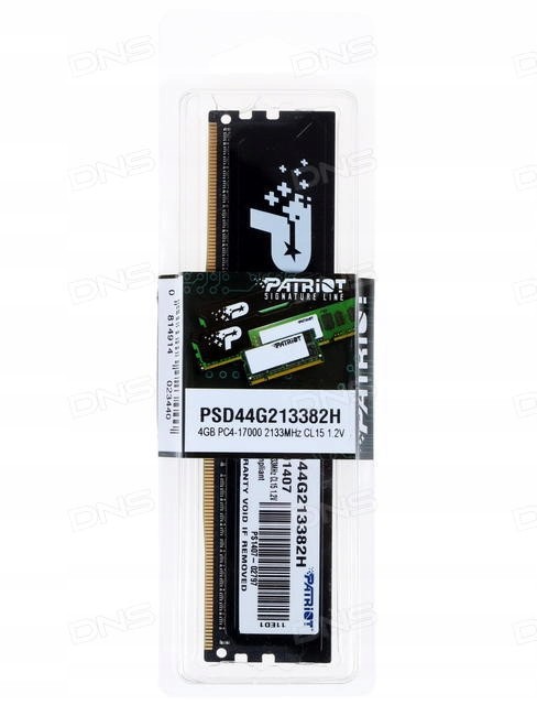 Pamięć RAM Patriot Signature Pamięć RAM DDR4 4GB 2133MHz