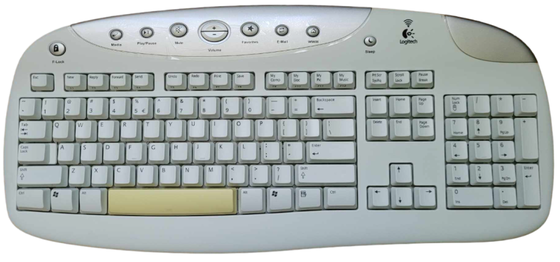 Klawiatura + Mysz Logitech Cordless Rechargeable Desktop