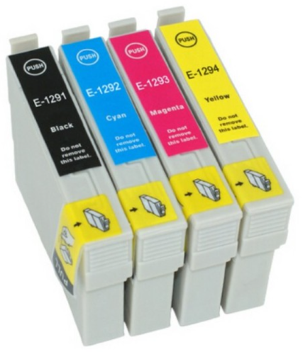 Tusze Epson T1291-T1294 XL zamienniki (Komplet)