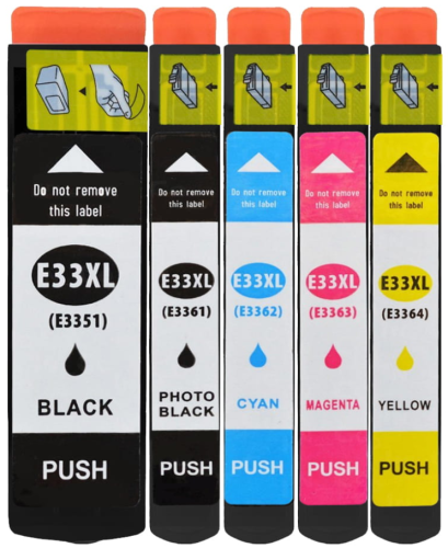 Tusze Epson 33 XL zamienniki (Komplet)