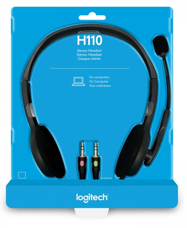 Słuchawki z mikrofonem Logitech H110