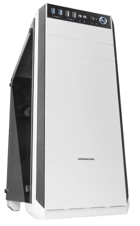 Obudowa MODECOM Oberon Pro Glass White