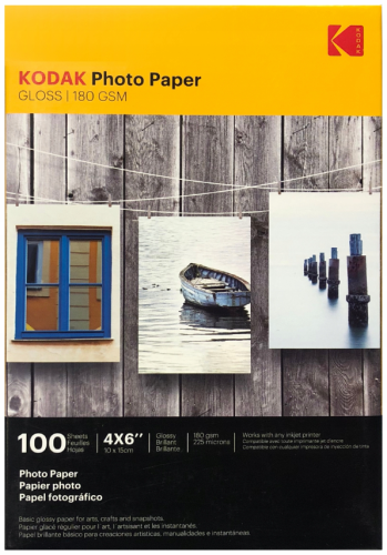 Papier fotograficzny Kodak 180 g/m² błyszczący 100 sztuk
