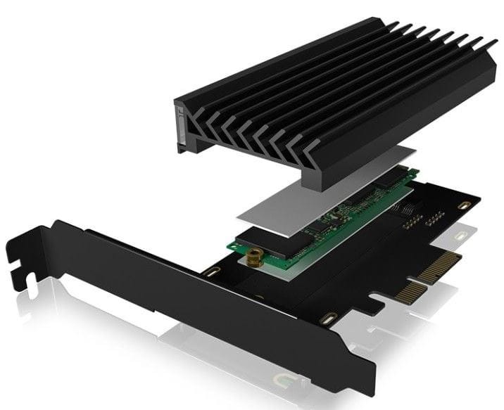 Kontroler PCIe Icy Box 4.0 x4 - M.2 NVMe