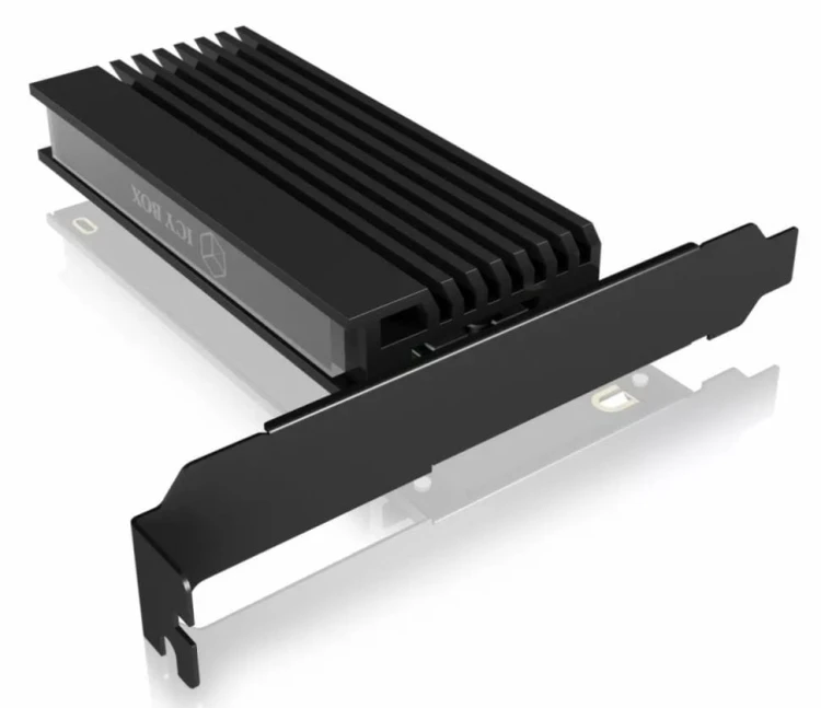 Karta PCIe IcyBox z gniazdem M.2 M-Key dla jednego dysku SSD M.2