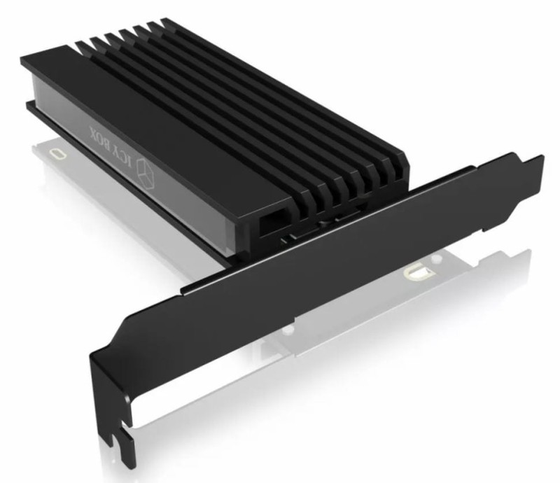 Karta PCIe IcyBox z gniazdem M.2 M-Key dla jednego dysku SSD M.2
