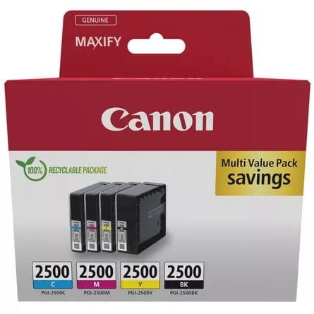 Tusze Canon PGI-2500 - 1000 stron (Komplet)