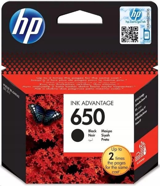 HP nr 650 Black / Czarny