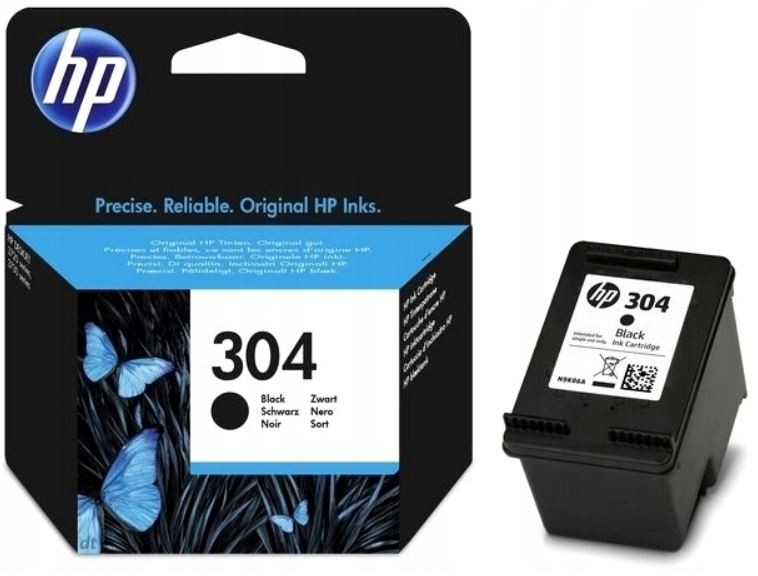 Tusz oryginalny HP 304 Czarny