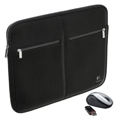 Torba na laptopa Logitech 15" + mysz Logitech V220