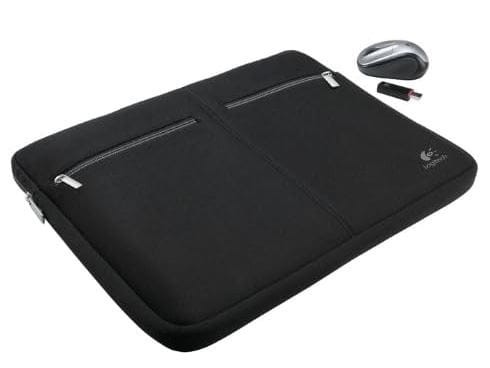 Torba na laptopa Logitech 15" + mysz Logitech V220