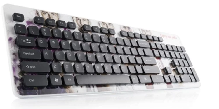 Klawiatura Modecom LK-13 Polska biała PZPN