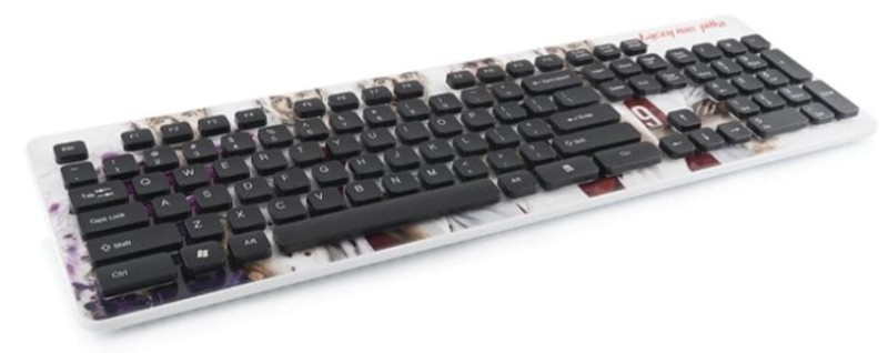 Klawiatura Modecom LK-13 Polska biała PZPN