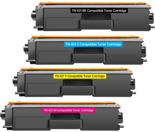 Tonery Brother TN-421 zamienniki - 3000 stron (Komplet)