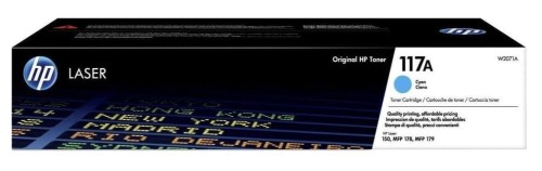 Toner HP 117A w kolorze niebieskim