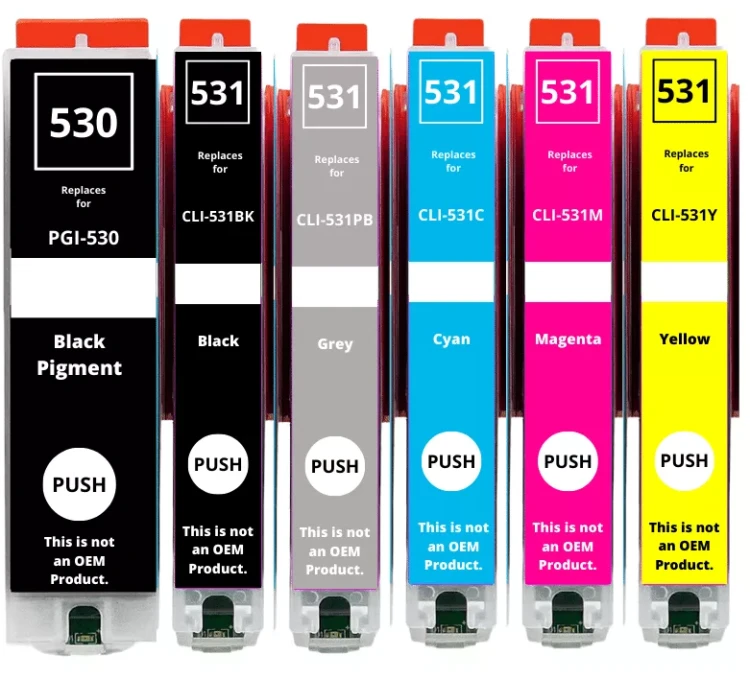 Tusze XL do Canon PGI-530 CLI-531