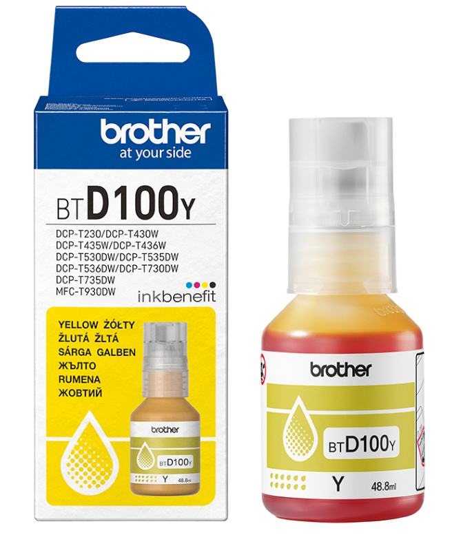 Brother BTD100Y Żółty