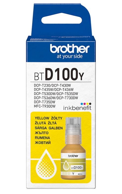 Brother BTD100Y Żółty