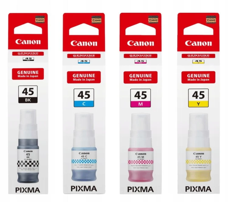 Tusze Canon GI-45 CMYK