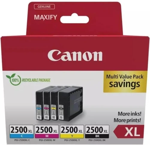 Tusze Canon PGI-2500 XL - 2500 stron (Komplet)