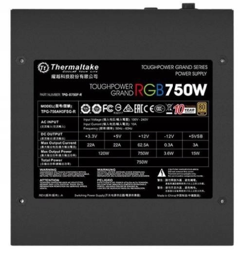 Thermaltake Grand Modular RGB 750W