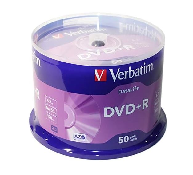 Verbatim DVD + R 4.7 GB 16x 50szt.