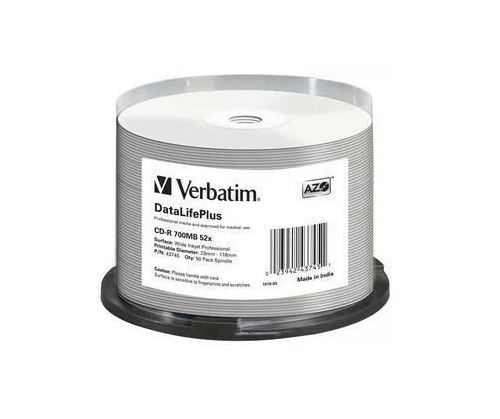 Verbatim CD-R 52x 700MB 50szt. Printable 43745