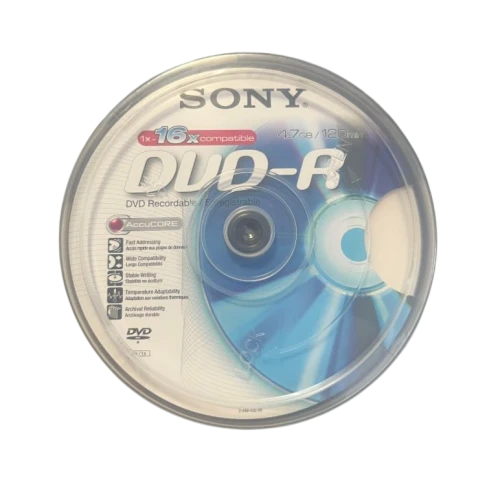 Płyty Sony DVD-R 4.7GB 16x cake 25szt.