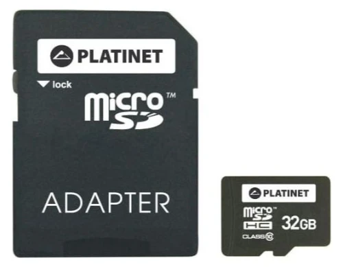 Karta Platinet MicroSDHC 32 GB Class 10 z adapterem