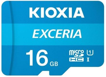 Karta Kioxia Exceria M203 MicroSDHC 16 GB Class 10