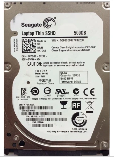 Dysk Seagate 500 GB 2.5" SATA III (ST500LM000)  500GB 2.5" SATA III OEM