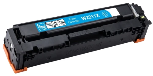 Toner HP 207X (W2211X) XL zamiennik - 2450 stron (Niebieski)