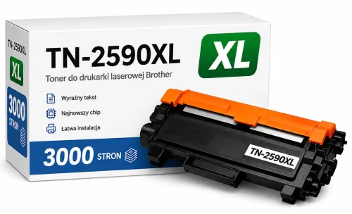 Toner Brother TN-2590 XL zamiennik - 3000 stron (Czarny)