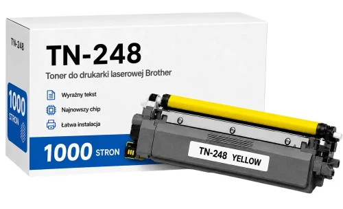 Toner Brother TN-248Y zamiennik - 1000 stron (Żółty)