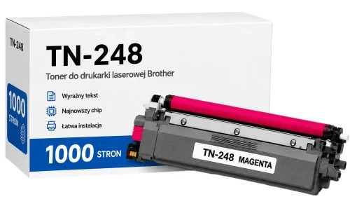 Toner Brother TN-248M zamiennik - 1000 stron (Magenta)