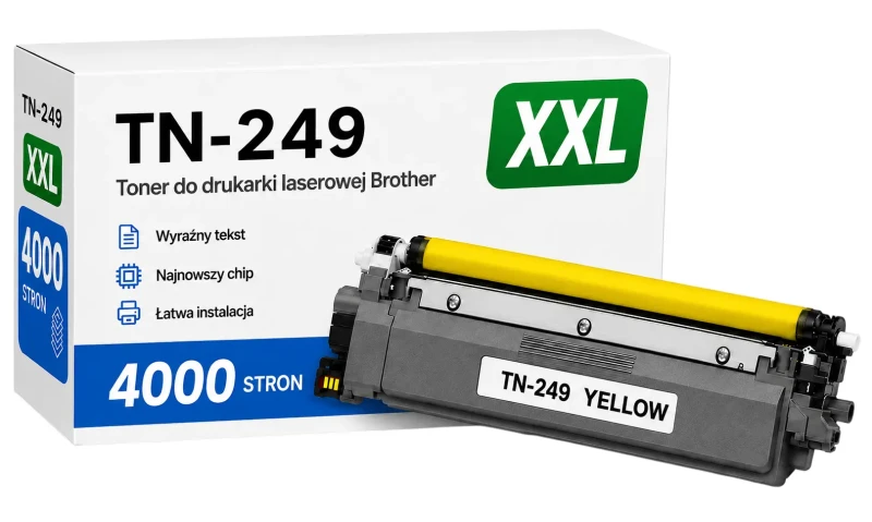Toner Brother TN-249 XXL zamiennik Żółty