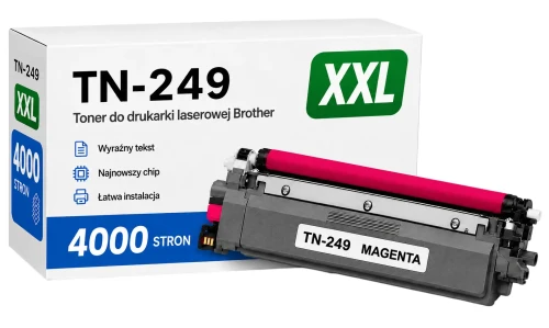 Toner Brother TN-249 XXL zamiennik - 4000 stron (Magenta)