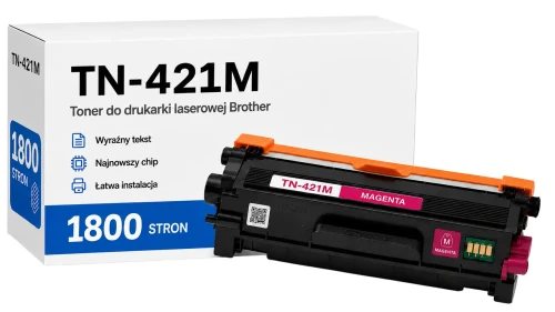 Toner Brother TN-421M zamiennik - 1800 stron (Magenta)