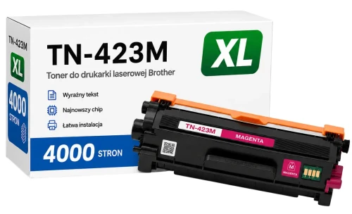 Toner Brother TN-423 M XL zamiennik - 4000 stron (Magenta)
